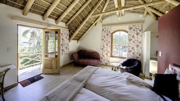 1 habitación y ropa de cama de alta calidad
