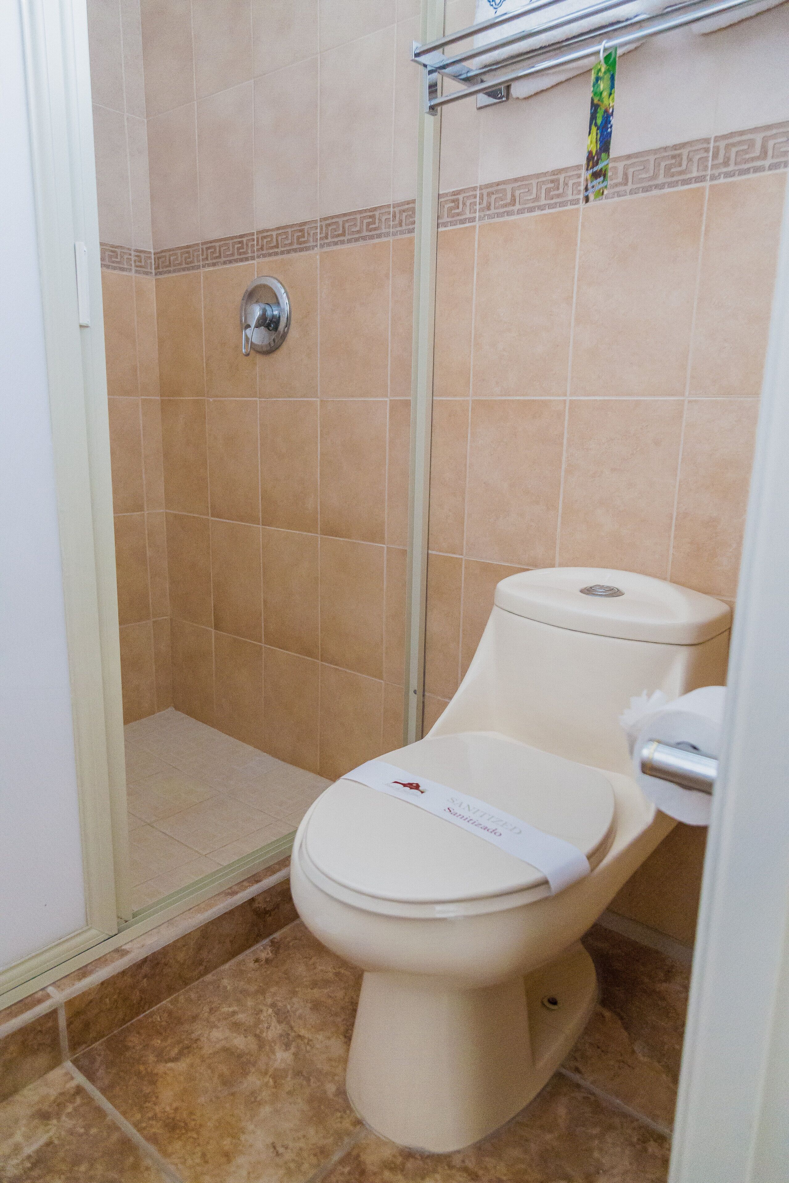 free toiletries, hair dryer, towels, soap