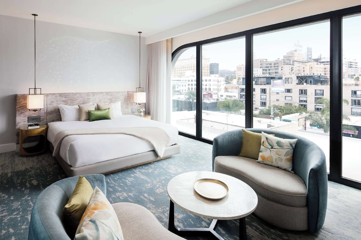 Premium bedding, down duvets, Select Comfort beds, in-room safe