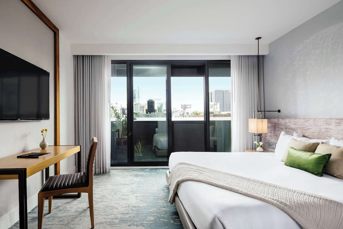 Premium bedding, down duvets, Select Comfort beds, in-room safe