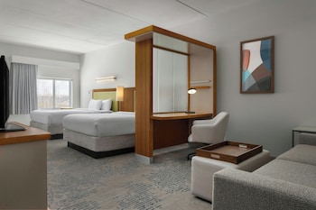 1 bedroom, desk, laptop workspace, iron/ironing board at Springhill Suites by Marriott Charleston Mount Pleasant