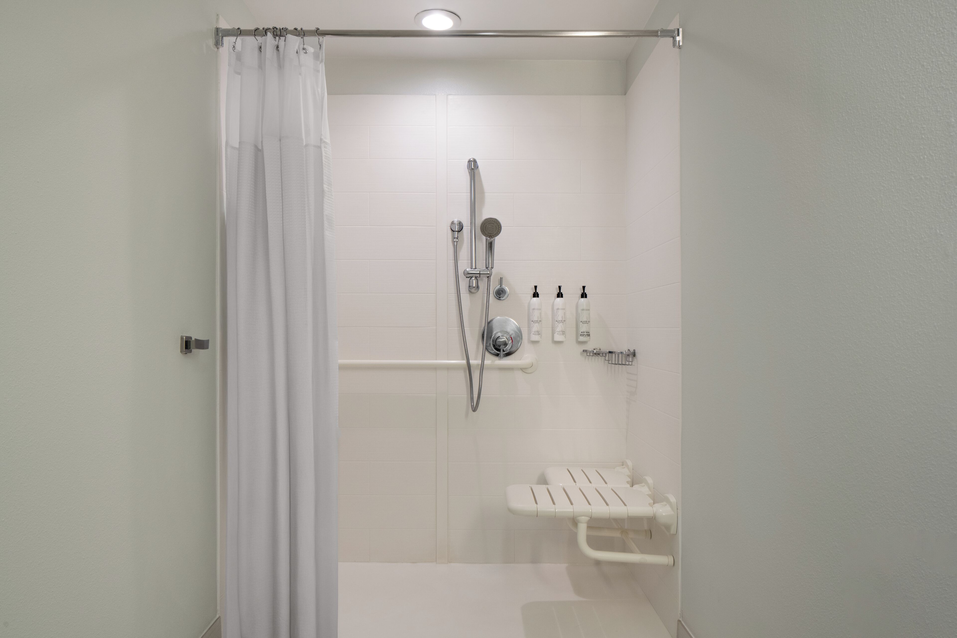 free toiletries, hair dryer, towels