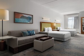 1 bedroom, desk, laptop workspace, iron/ironing board