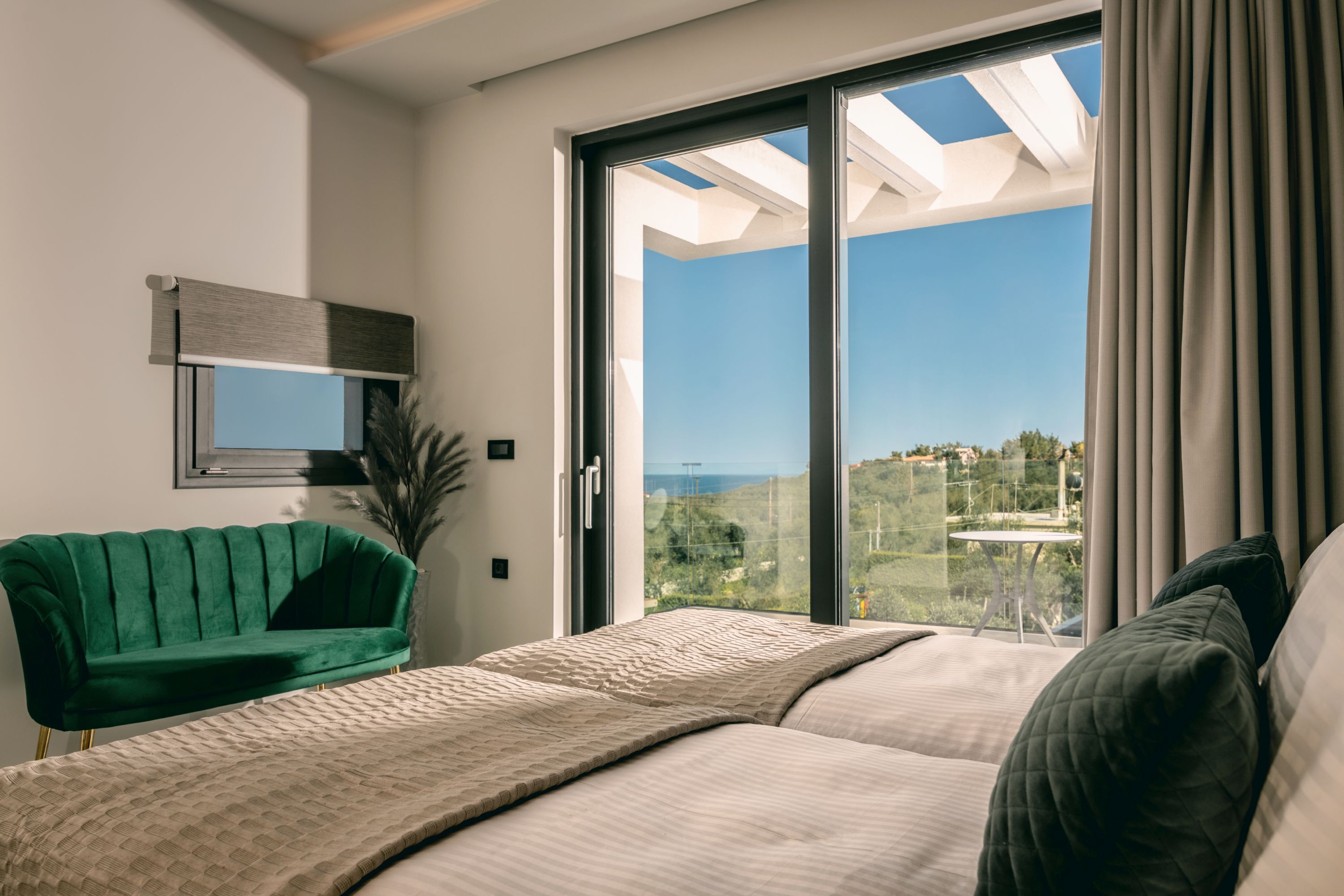 Villa – deluxe | 2 soverom, sengetøy av topp kvalitet og safe på rommet