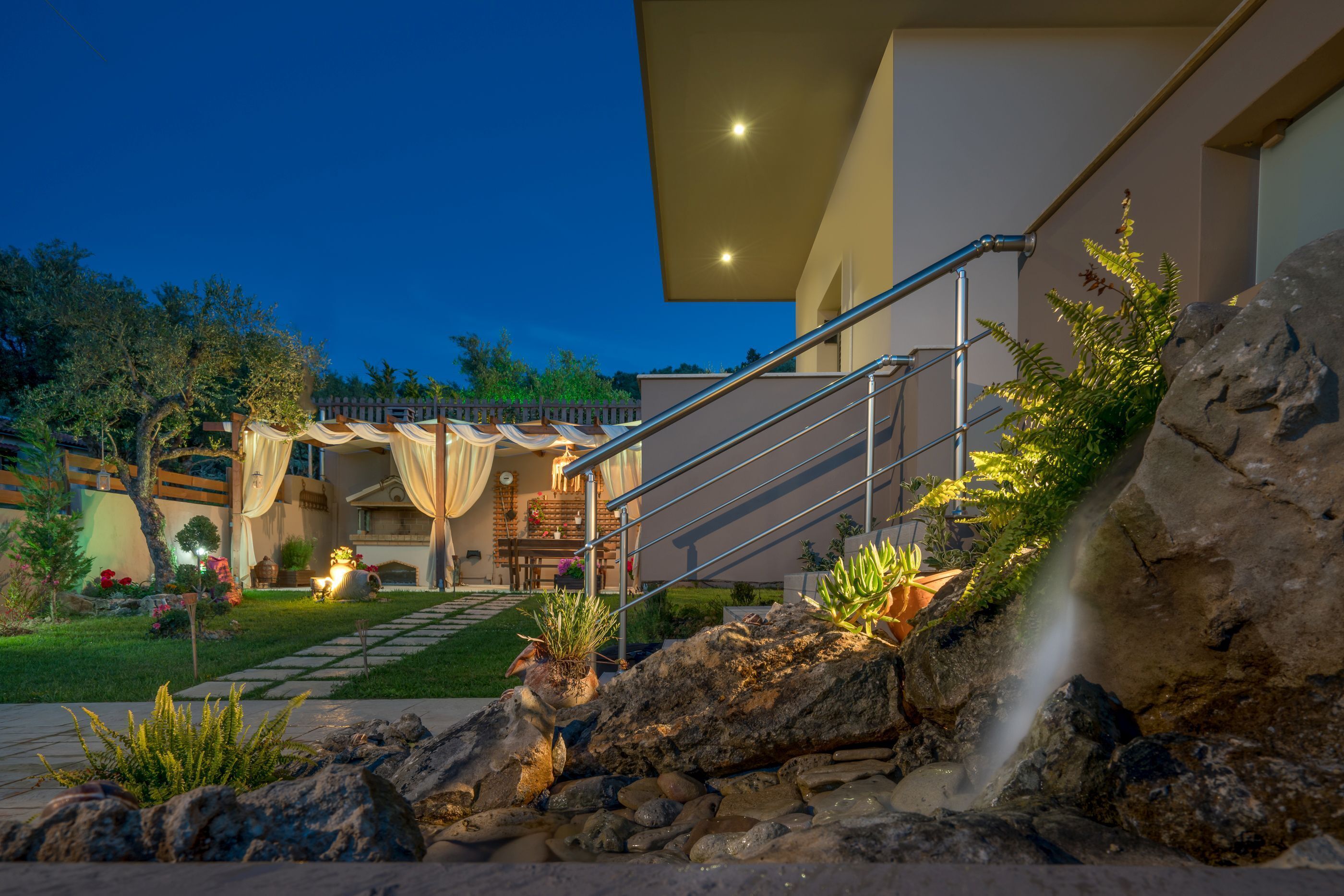 Vila, 2 quartos | 2 quartos, roupas de cama premium, cofres nos quartos