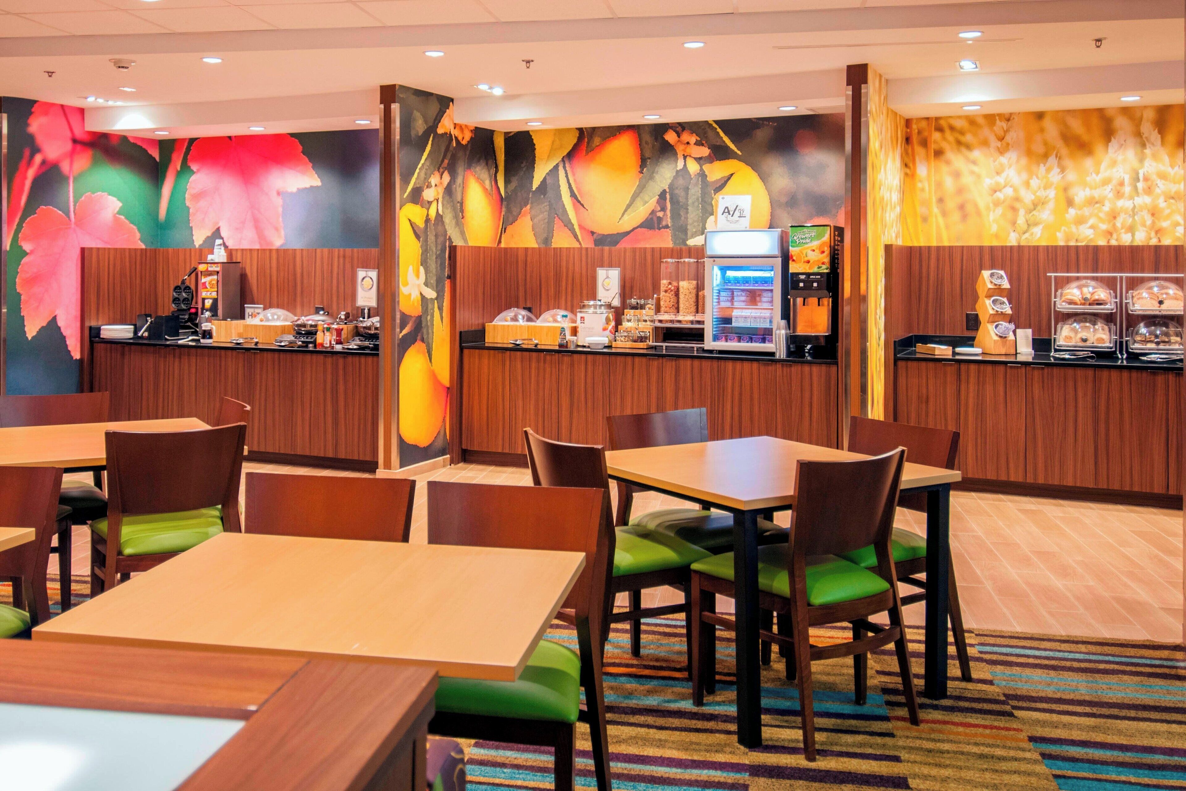 free daily continental breakfast