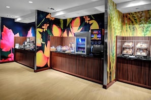 Free daily buffet breakfast