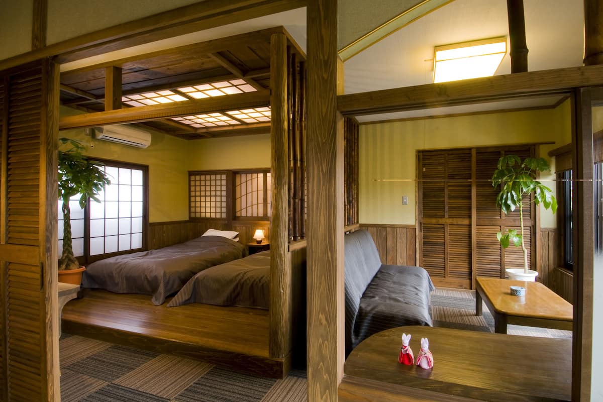 傳統客房, 日式榻榻米, 非吸煙房 (Japanese Room Kozue w/Open-air-bath) | 客房內保險箱、遮光布/窗簾、床單