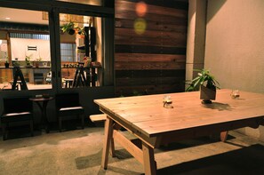 Front of property – evening/night