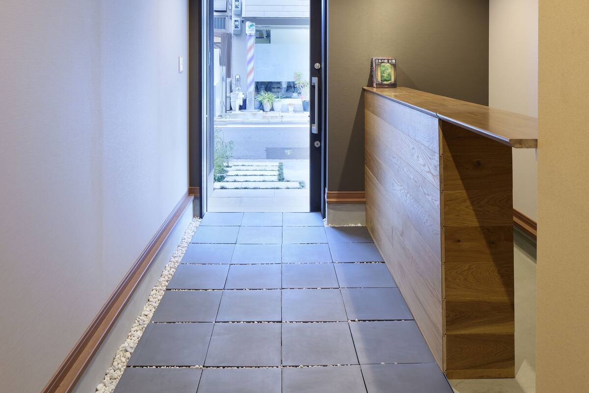 Interior entrance
