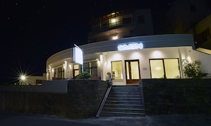 Front of property - evening/night