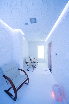 Salas de tratamientos para parejas, sauna, baño turco 