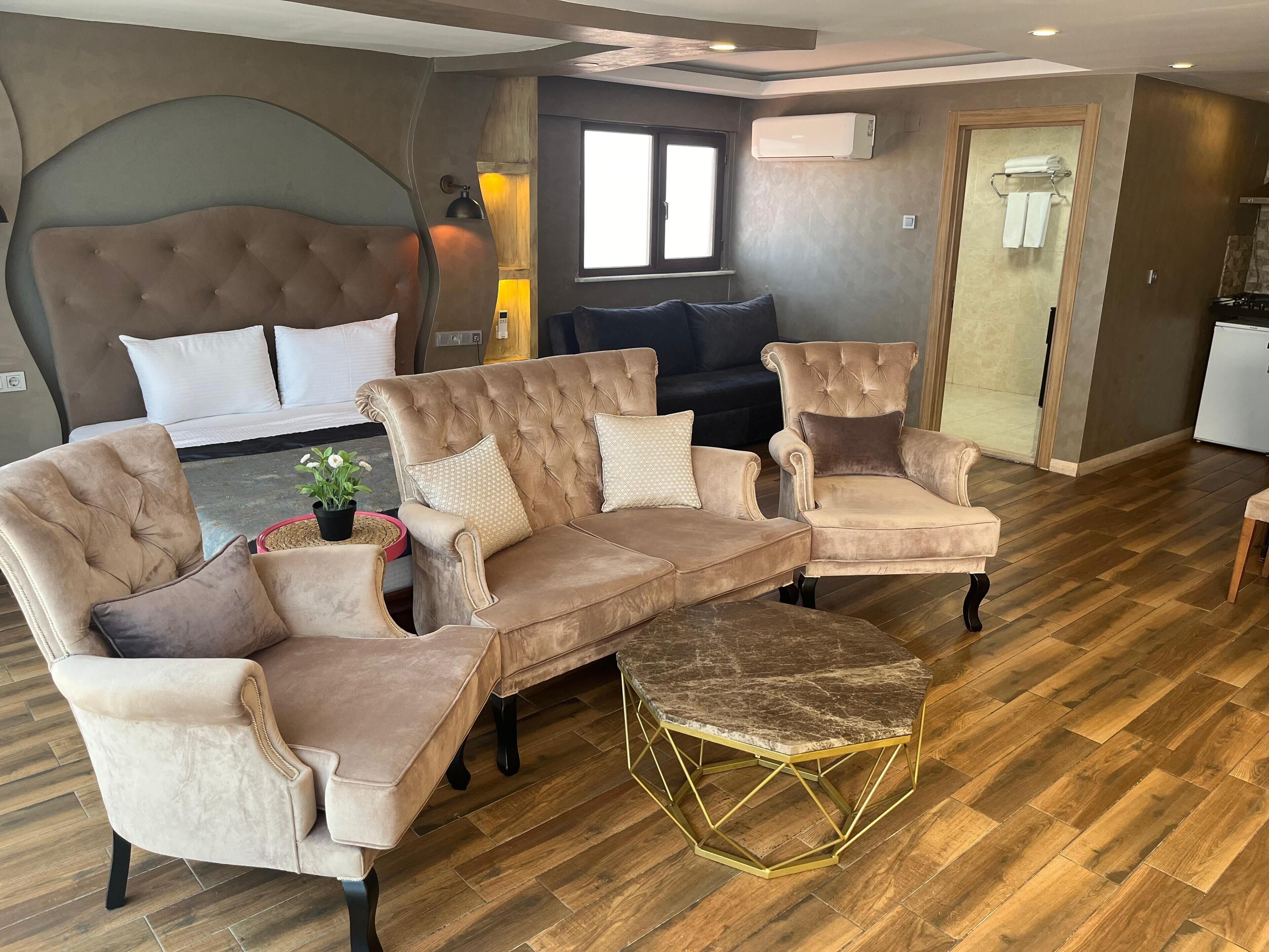 スーペリア スタジオスイート ジェットバス シティビュー | セーフティボックス (室内)、遮光カーテン、アイロン / アイロン台、WiFi (無料)