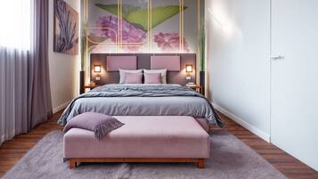 Suite | In-room safe, blackout drapes, bed sheets