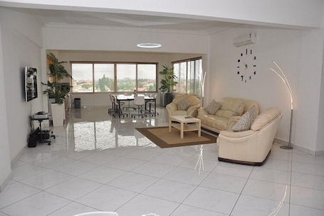 Presidential Apartment, 2 Bedrooms | Living area | LCD TV