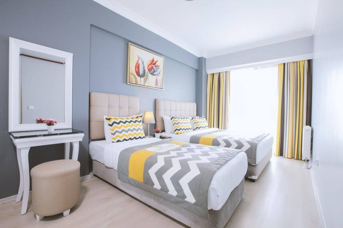 In-room safe, desk, blackout curtains, soundproofing