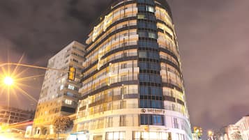 Front of property – evening/night