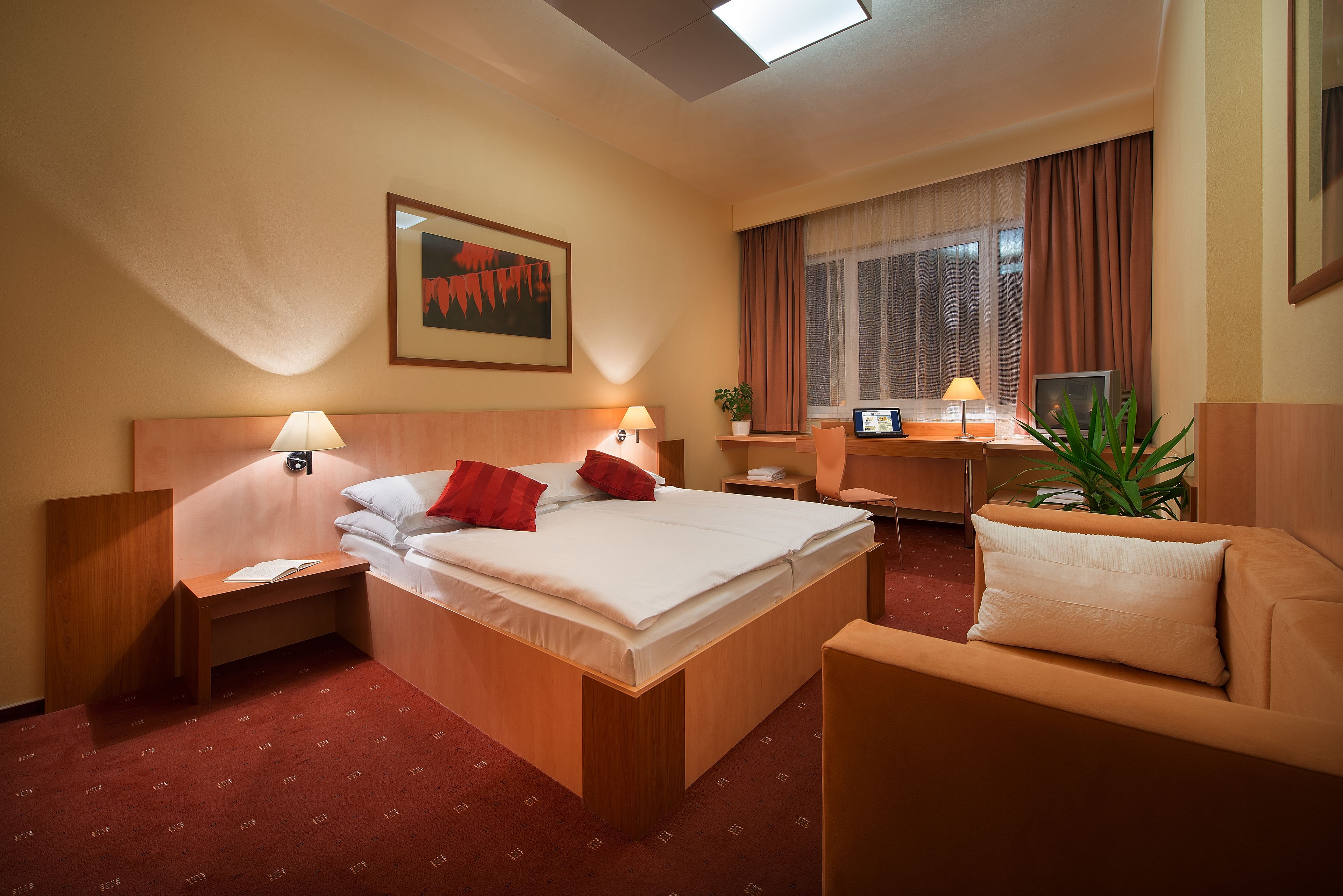 comfort double or twin room, city view | view from room