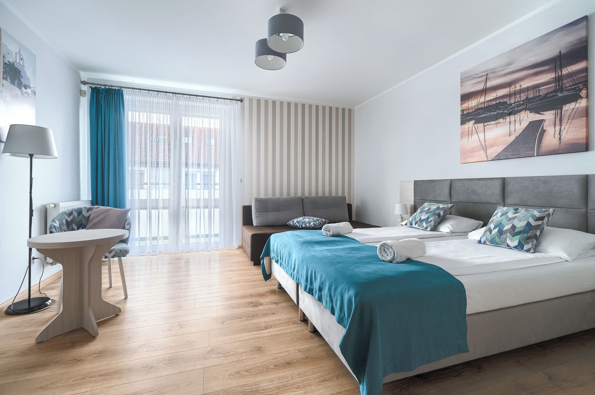 Dreibettzimmer | Bügeleisen/Bügelbrett, kostenloses WLAN, Bettwäsche
