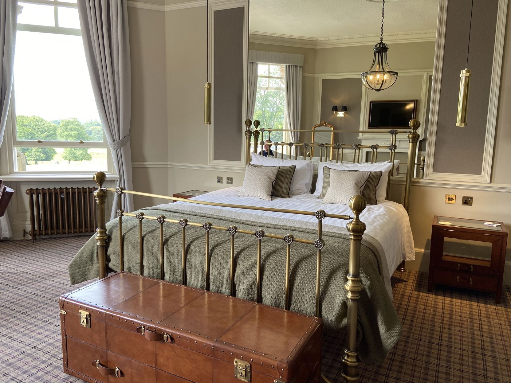 Premium bedding, down duvets, Select Comfort beds