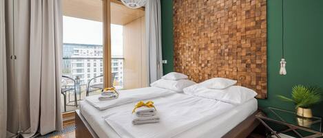 Superior Apartment | 1 bedroom, premium bedding, memory-foam beds, individually decorated