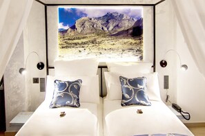 Double Room (Sierra de Mariola) | Egyptian cotton sheets, premium bedding, down duvets, pillow-top beds - Boutique Hotel Sierra de Alicante (Busot)