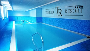 Indoor pool, seasonal outdoor pool