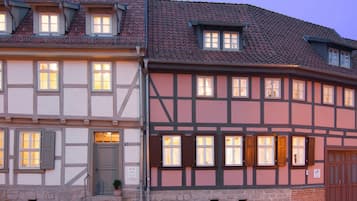 Front of property – evening/night