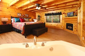 Cabin, 1 Bedroom | 1 bedroom, bed sheets