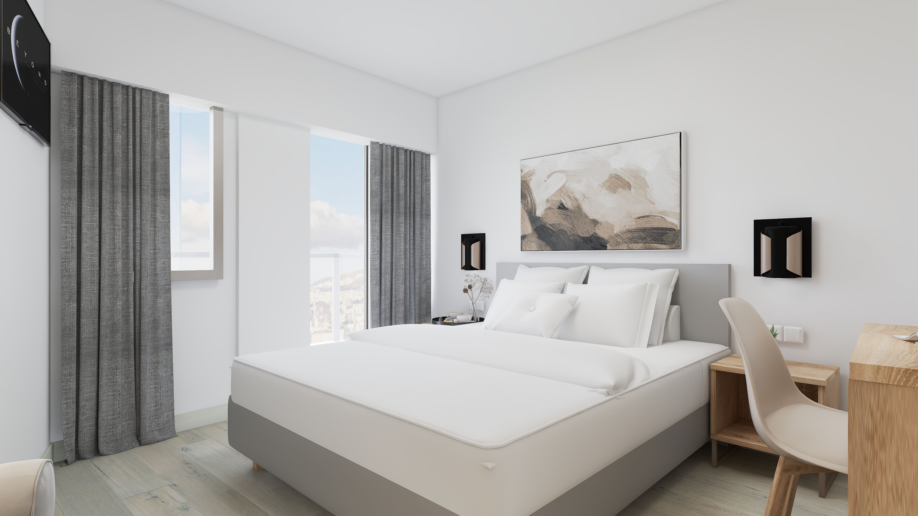 Suite Deluxe | Minibar, caja fuerte, escritorio y cortinas opacas