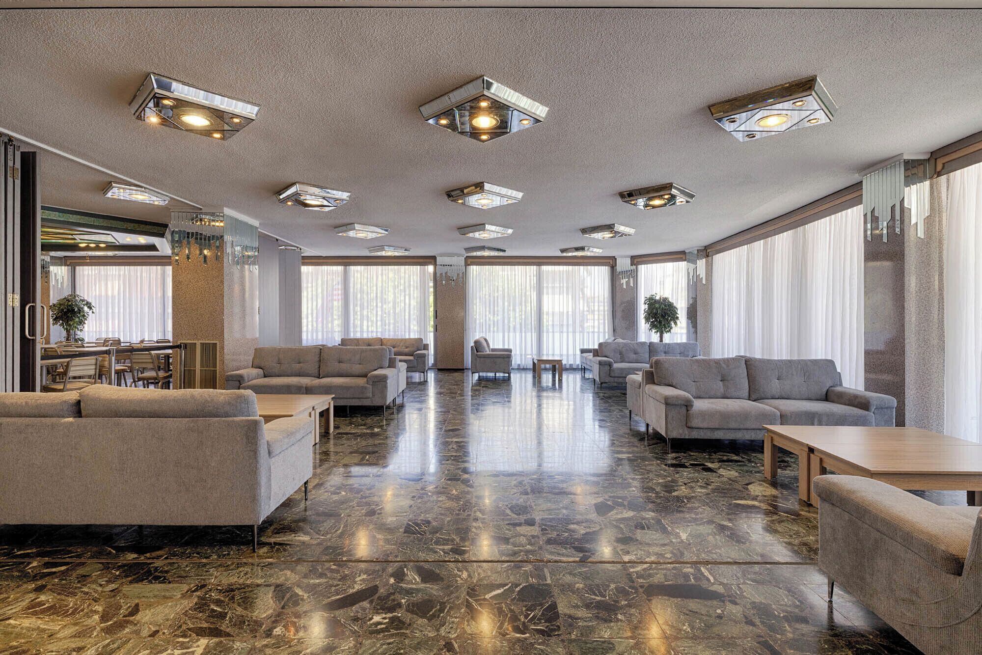 Sitteområde i lobbyen