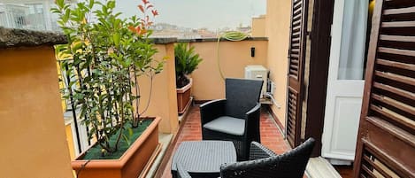 Exclusive-Doppelzimmer | Terrasse/Patio