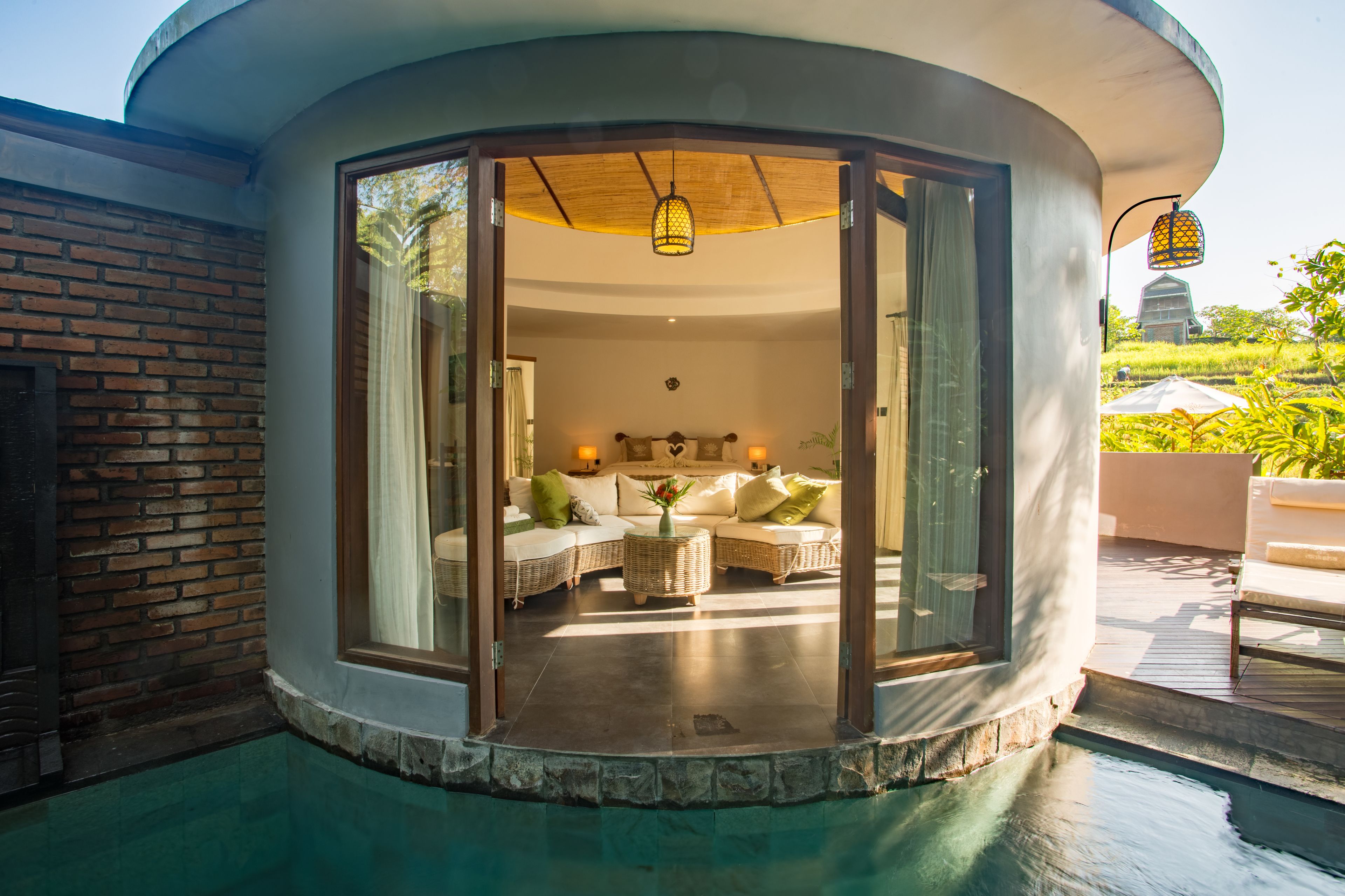 luxury villa, 1 bedroom | egyptian cotton sheets, premium bedding, memory-foam beds, minibar