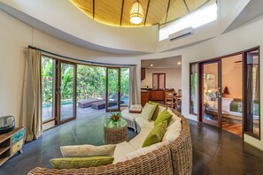 Luxury Villa, 2 Bedrooms | Living area - De Moksha Eco Friendly Boutique Resort (Tabanan)