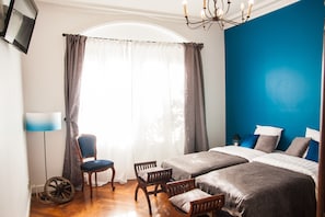 Comfort Twin Room, Private Bathroom, Garden View (Lugdunum) | Blackout curtains, iron/ironing board, free WiFi, bed sheets - Félix dOrt (Lyon)