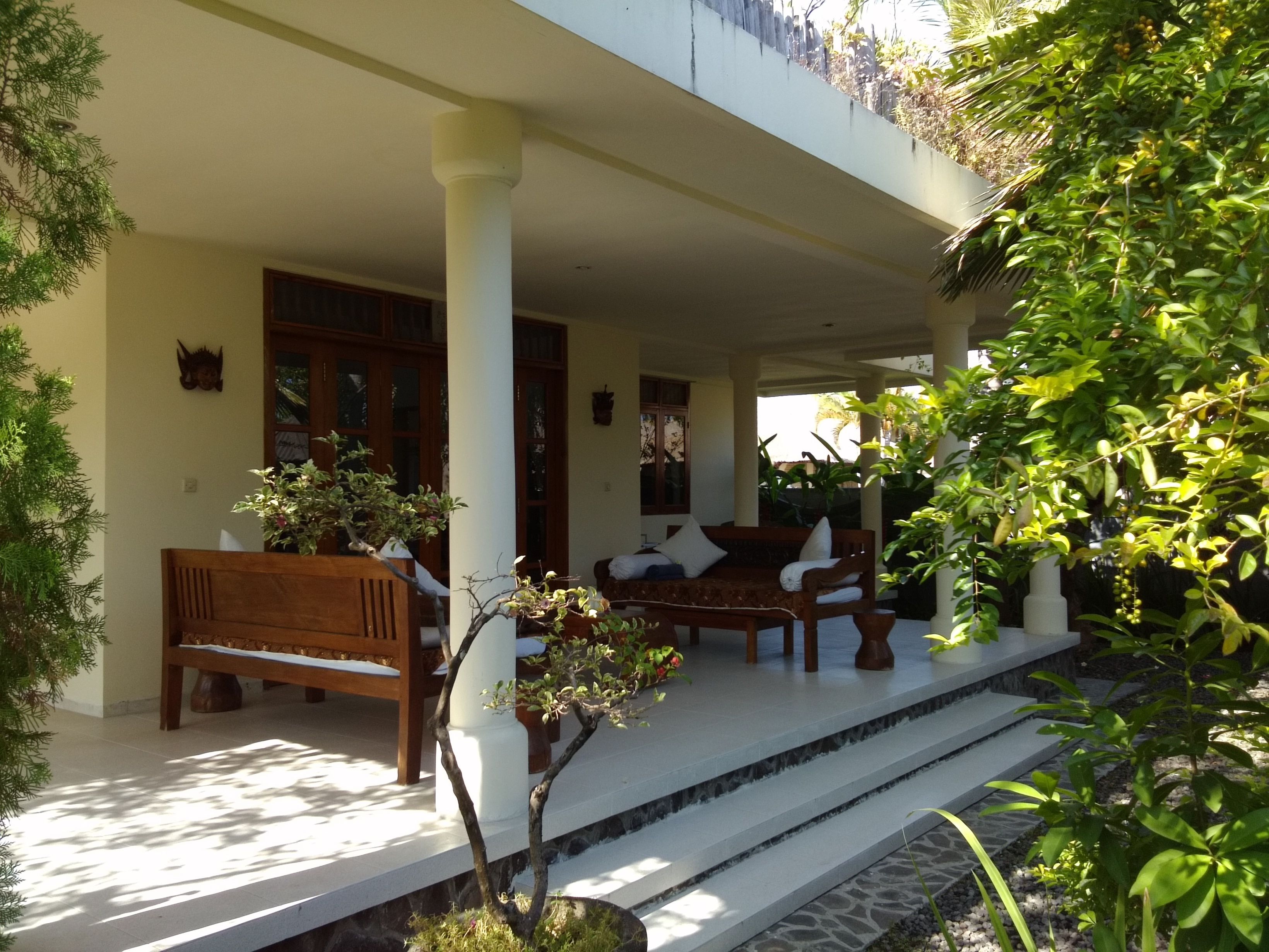 executive villa, 2 bedrooms, garden view | terrace/patio