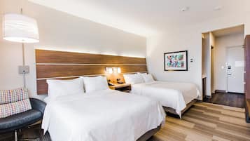 Standard Room, 2 Queen Beds | In-room safe, desk, blackout drapes, soundproofing