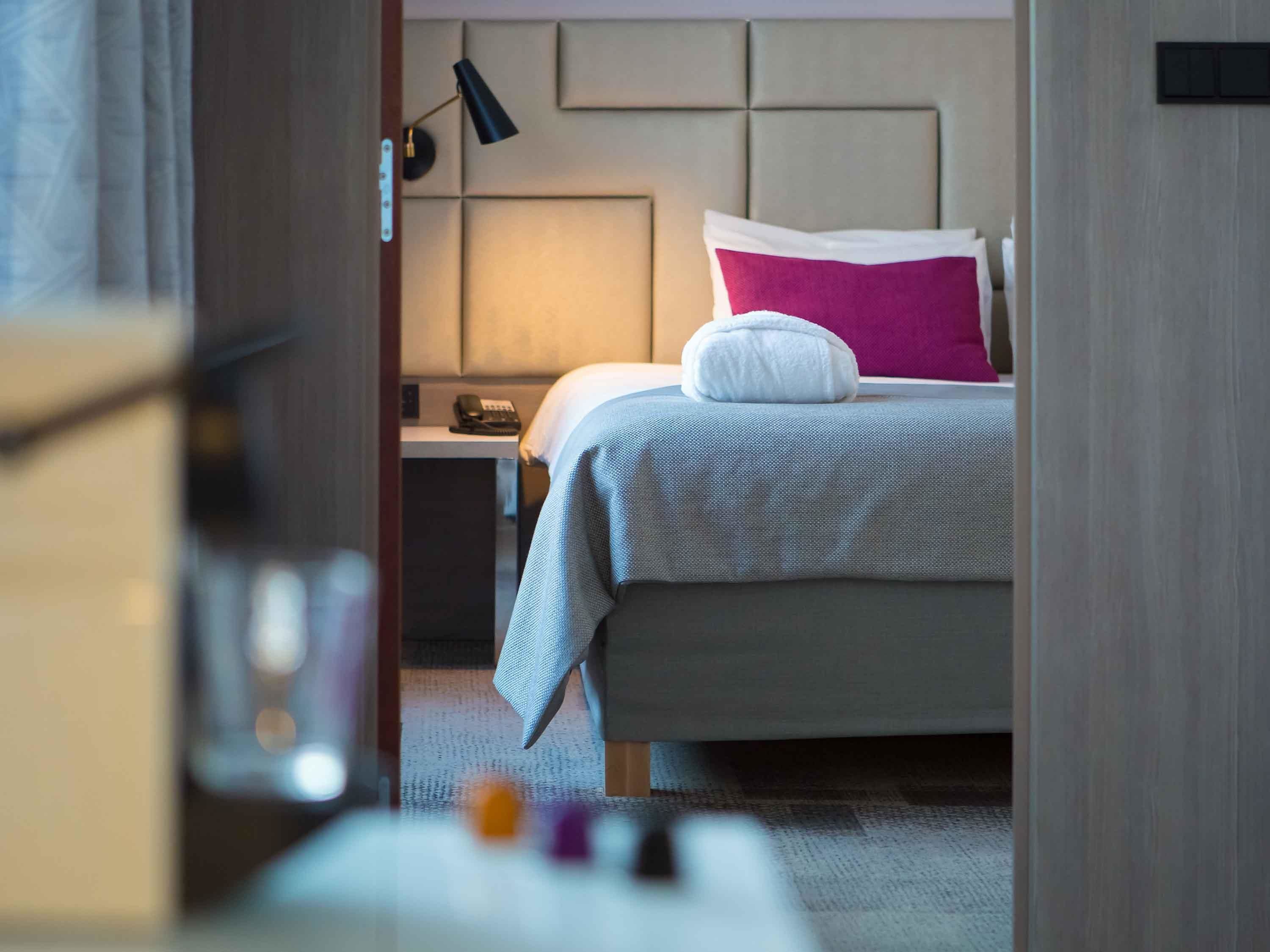 Minibar, in-room safe, desk, blackout curtains