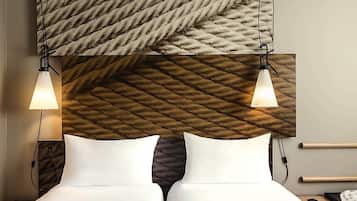 Habitación estándar con 2 camas individuales, 2 camas individuales | Ropa de cama de alta calidad y escritorio