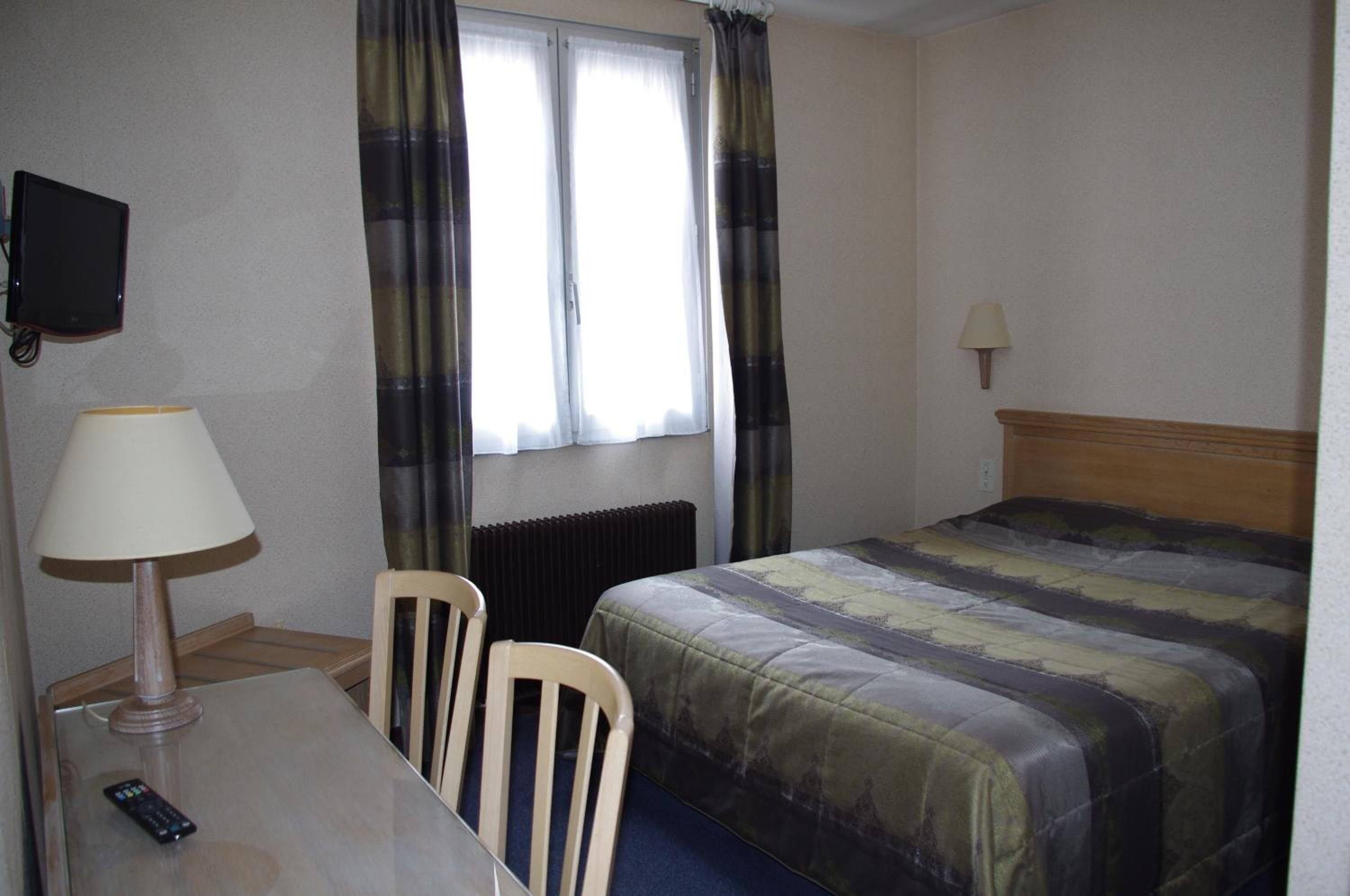 individually decorated, individually furnished, desk, blackout curtains