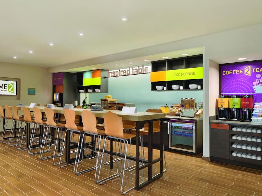 Free daily on-the-go breakfast