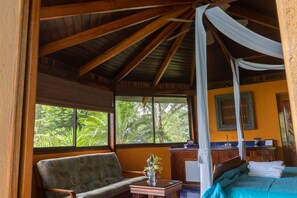 Villa Deluxe, 1 cama de matrimonio grande (La Ola) | 1 dormitorio, sábanas de algodón egipcio, ropa de cama de alta calidad
