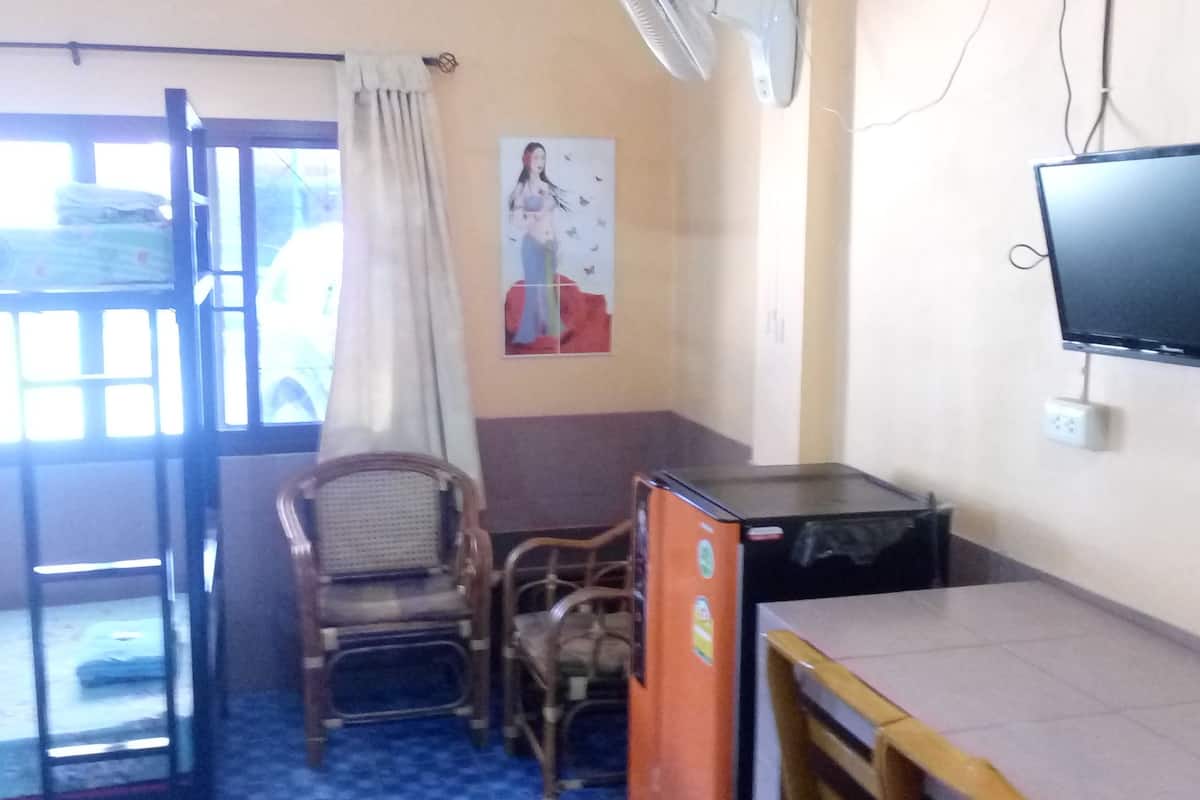 family quadruple room, multiple beds, city view | room amenity