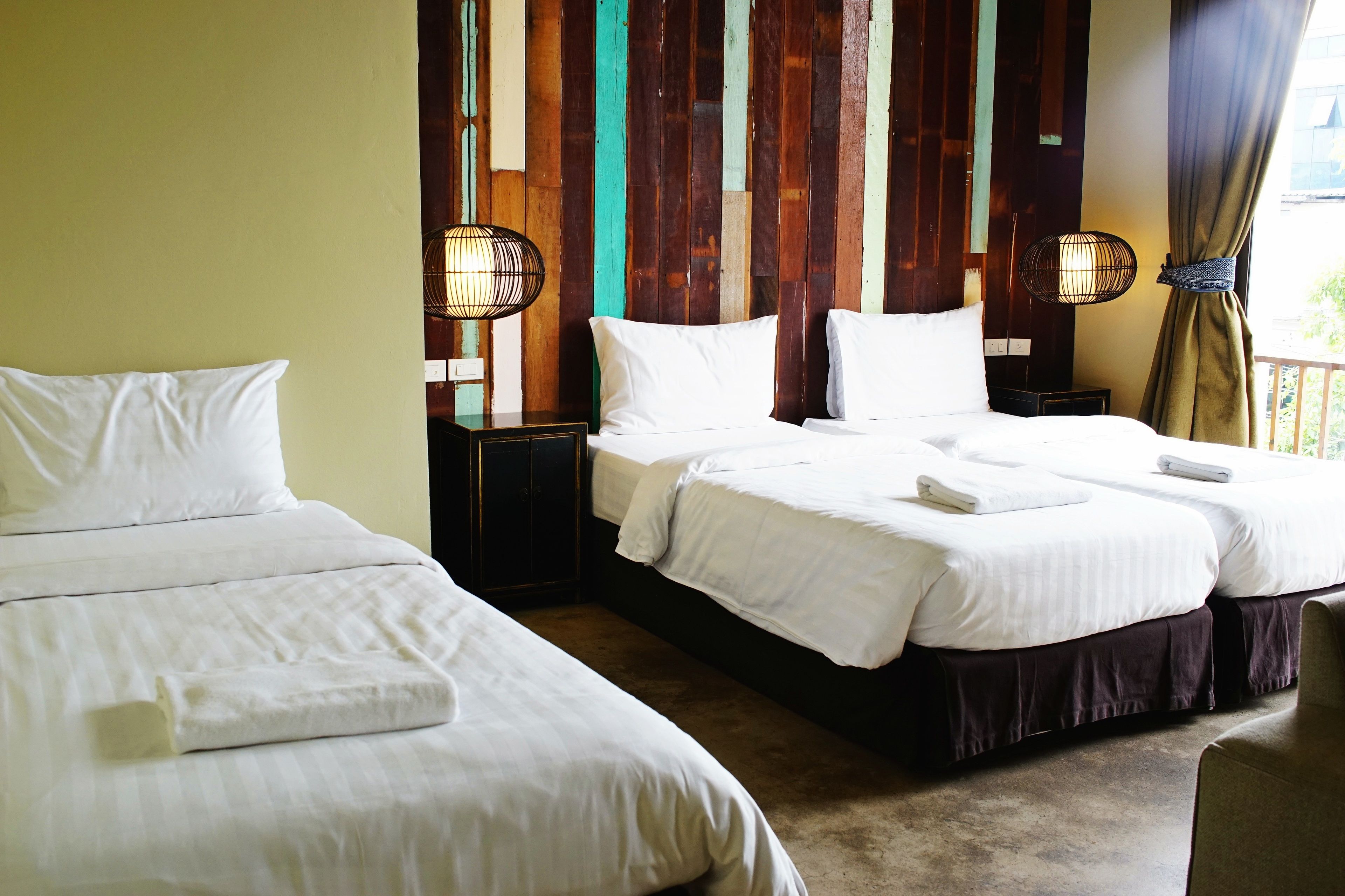 superior street view triple bed | minibar, in-room safe, blackout curtains, free wifi