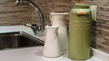 Apartamento familiar | Cocina básica privada | Cafetera o tetera