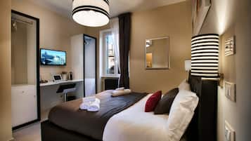 Apartamento familiar | 1 dormitorio, ropa de cama de alta calidad, minibar y caja fuerte