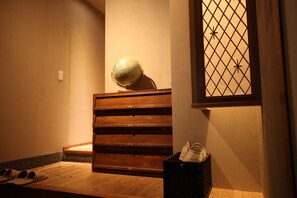 Interior entrance