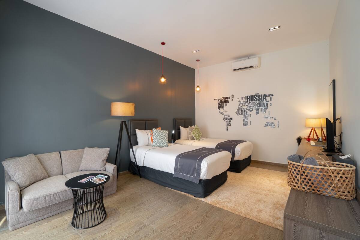 Habitación estándar con 2 camas individuales | Vistas desde la habitación