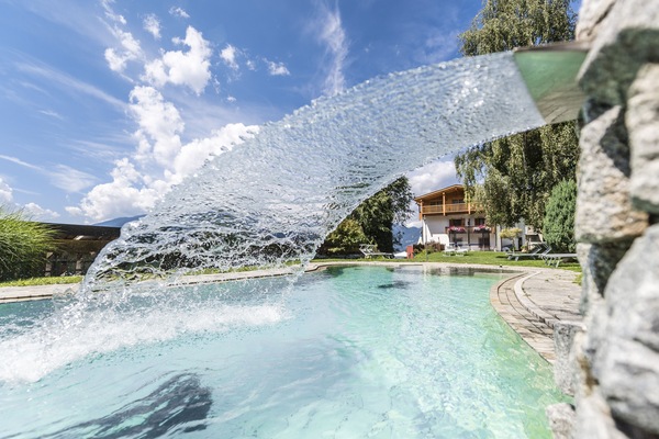 Indoor pool, seasonal outdoor pool, pool umbrellas