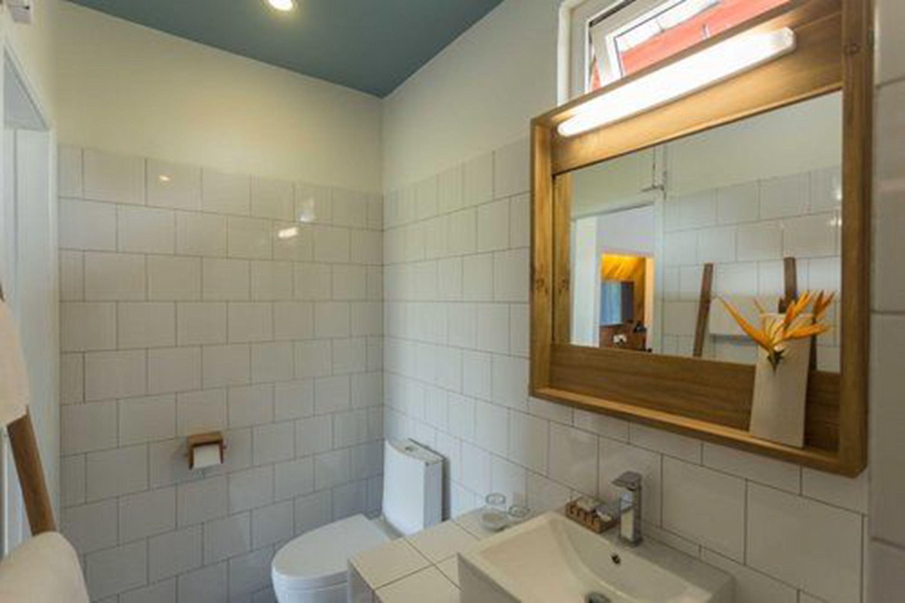 shower, free toiletries, towels